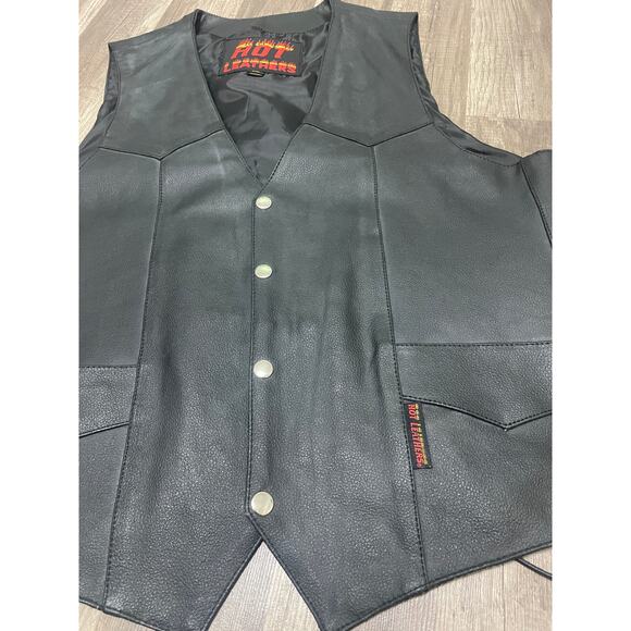 Hot Leathers Side-Laced Biker Vest β Concealed Carry β 2XL - Picture 5 of 8